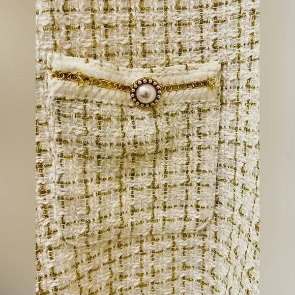 Women’s “Simply Southern” Scalloped Tweed Dress - Picture 7 of 11